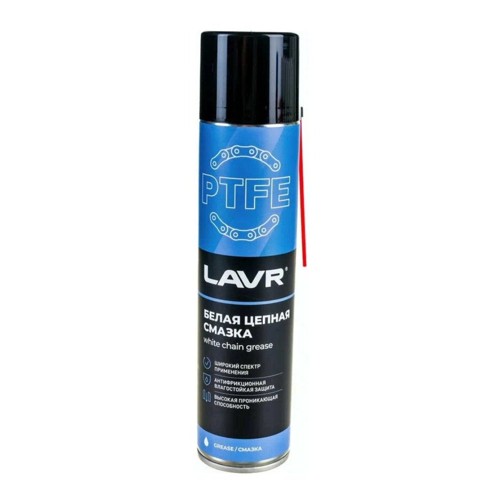 Смазка цепи белая c PTFE LAVR, 400 мл / Ln1741 — ln1741